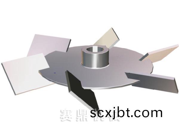 六斜(xie)葉(ye)圓(yuan)盤渦輪攪拌器(qi)(ZY、ZDY)