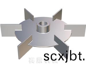 六(liu)直葉圓盤(pan)渦(wo)輪(lun)攪(jiao)拌器(qi)（PY）
